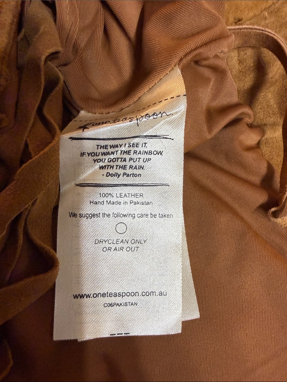 One Teaspoon Fringe Leather Morrison Shorts M - Picture 8 of 11